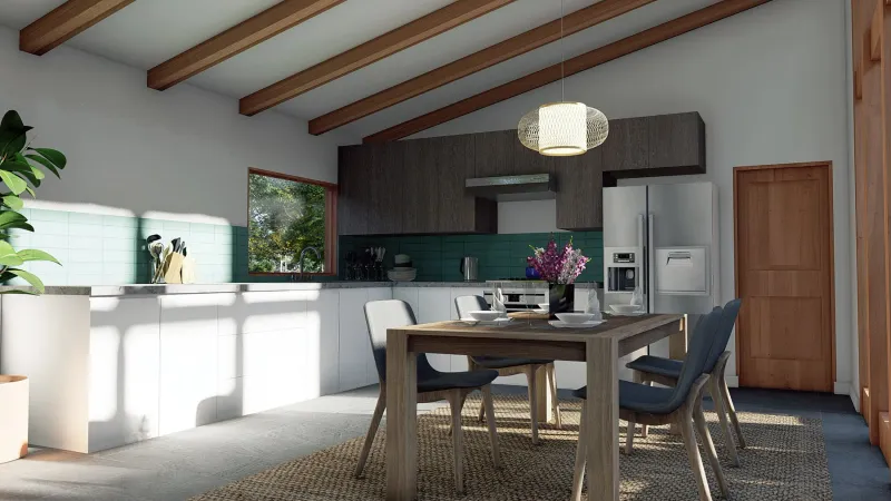 Casa Bosques de Huincacara, Villarrica — renders, fotografía 13